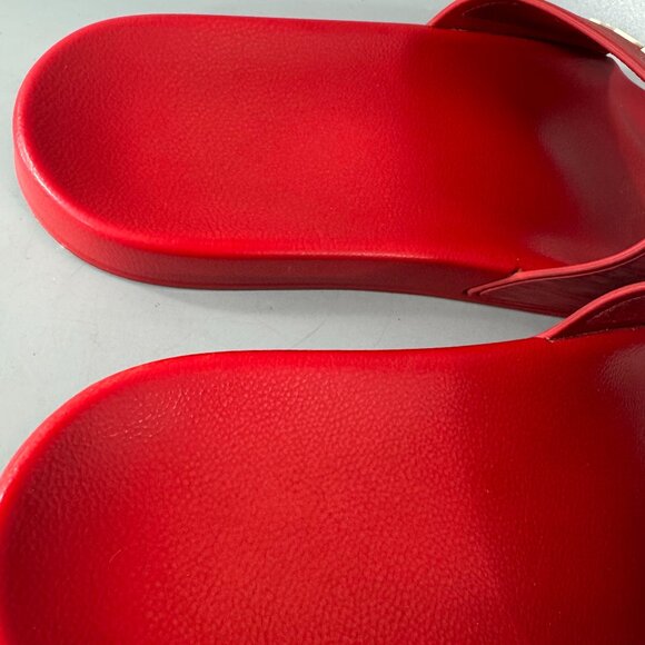 BALENCIAGA Men's Pool Slides in Red, Size US 12 - Picture 14 of 15